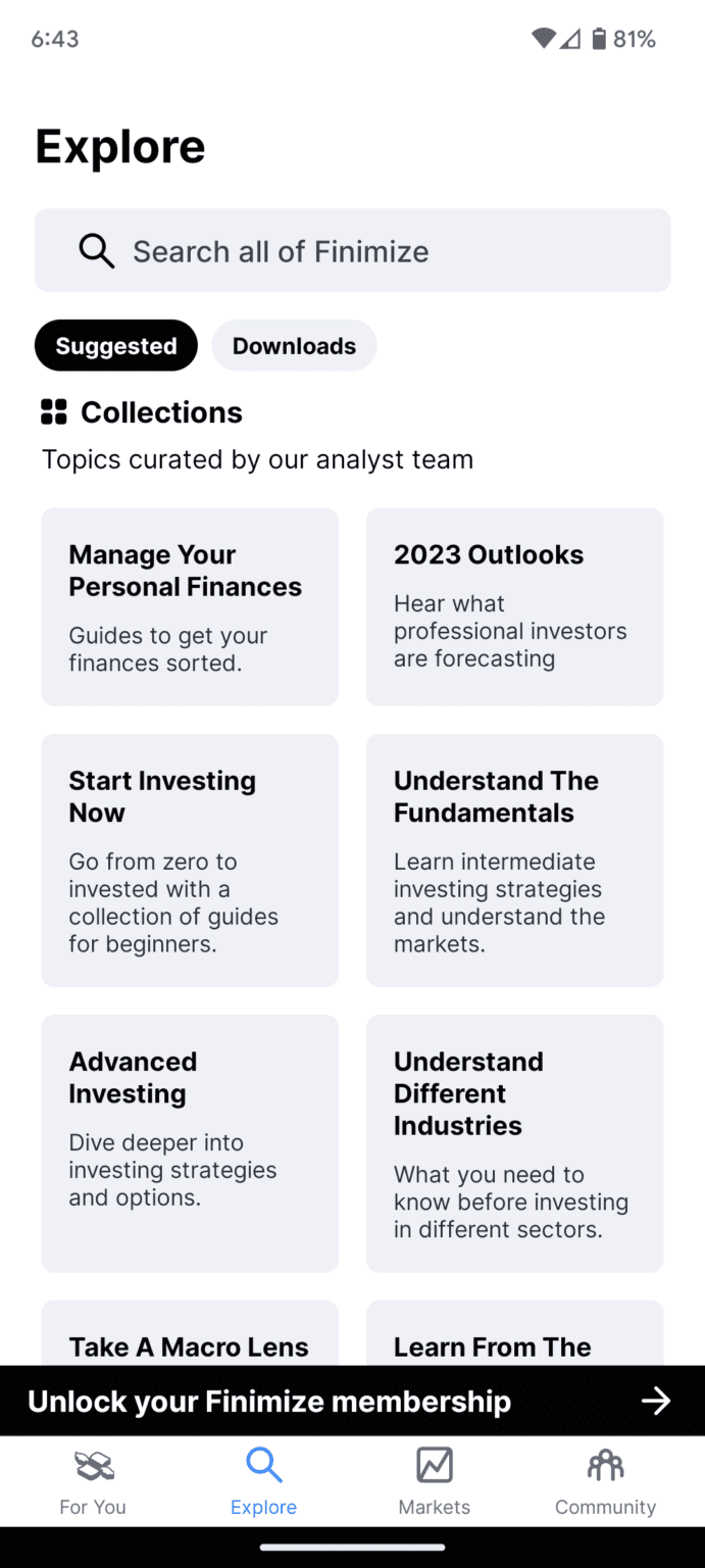 Finimize Max Finimize vs. The Motley Fool - Full Comparison