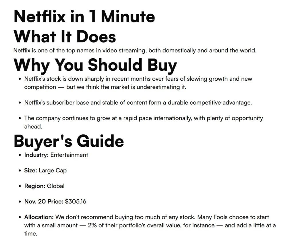 Epic vs Stock Advisor - Stock Advisor Research Report