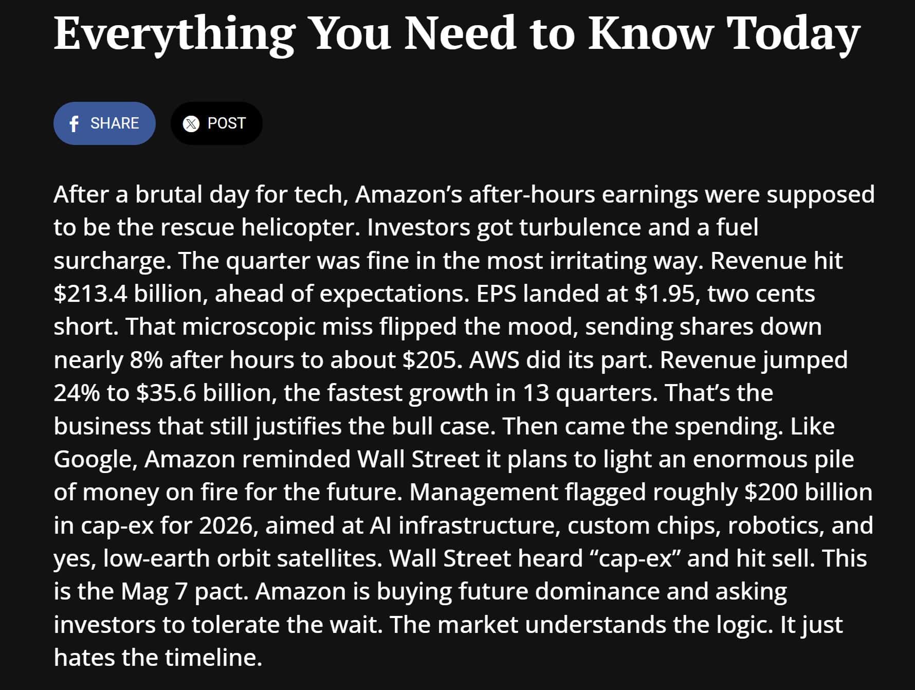 Moby Morning Newsletter