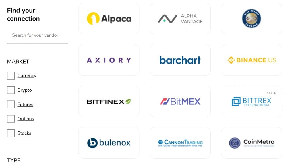 Quantower Connections