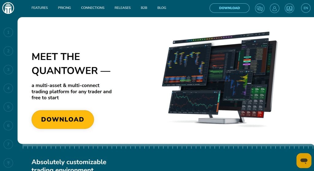 Quantower Homepage