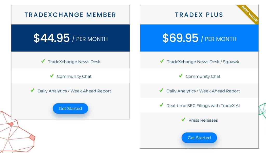 TradeXchange Pricing